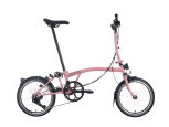 Brompton C Line 12-Gang Flamingo Pink Mittlerer Lenker