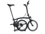 Brompton C Line 12-Gang Matt Black Hoher Lenker