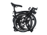 Brompton C Line 12-Gang Matt Black Mittlerer Lenker