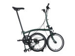 Brompton C Line 12-Gang Racing Green Mittlerer Lenker