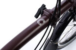 Brompton C Line 12-Gang Red Plum S-Lenker