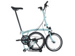 Brompton C Line 12-Gang Turkish Green Hoher Lenker