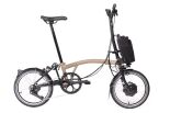 Brompton Electric C Line Explore (12Gang) Dune Sand Hoher Lenker