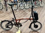 Brompton Electric C Line 4-Gang Flame Lacquer Hoher Lenker