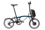 Brompton Electric C Line 4-Gang Ocean Blue Mittlerer Lenker