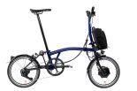 Brompton Electric P Line Explore (12-Gang) Bolt Blue Hoher Lenker