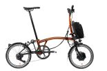 Brompton Electric P Line Explore (12-Gang) Flame Lacquer Mittlerer Lenker