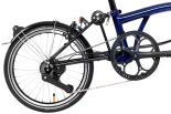 Brompton Electric P Line 4-Gang Bolt Blue Hoher Lenker