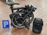 Brompton Electric P Line 4-Gang Midnight Black Hoher Lenker