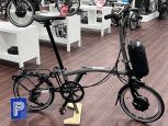Brompton Electric P Line Storm Grey Hoher Lenker TESTRAD