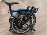 Brompton Explore Ocean Blue/Schwarz Tiefer Lenker