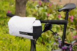 Brompton Lenkertasche Bar Bag weiß Segeltuch