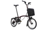 Brompton New Electric C Line (ab 13,8 kg) Plum Red H-Lenker