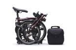 Brompton New Electric C Line (ab 13,8 kg) Plum Red M-Lenker