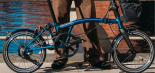 Brompton New Electric P Line (ab 12,5 kg) Blau Pacific Lacquer H-Lenker