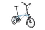 Brompton New P Line 12-Gang Cloud Metallic M-Lenker