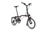 Brompton New P Line 4-Gang Red Plum Weinrot M-Lenker