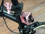 Brompton Original Trägerblock Aluminium Pink