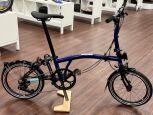 Brompton P Line Urban (4-Gang) Bolt Blue Lacquer Tiefer Lenker