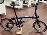 Brompton P Line 12-Gang Bolt Blue Lacquer S-Lenker