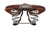 Brooks B67 Leder Sattel mit Federung breit Braun