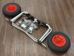 Eckla Rafty 400 Heavy Duty (bis150kg) Schlauchboot Wagen (statt Heckräder )