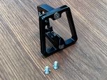 XXS Brompton Front Trägerblock Skeleton schwarz Aluminium