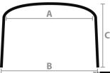 Ma-Sa Schlauchboot Bimini Sonnendach Breite 120-140 cm