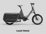 QiO Long CLAx mit Federgabel Lead Metal - Glossy Finish